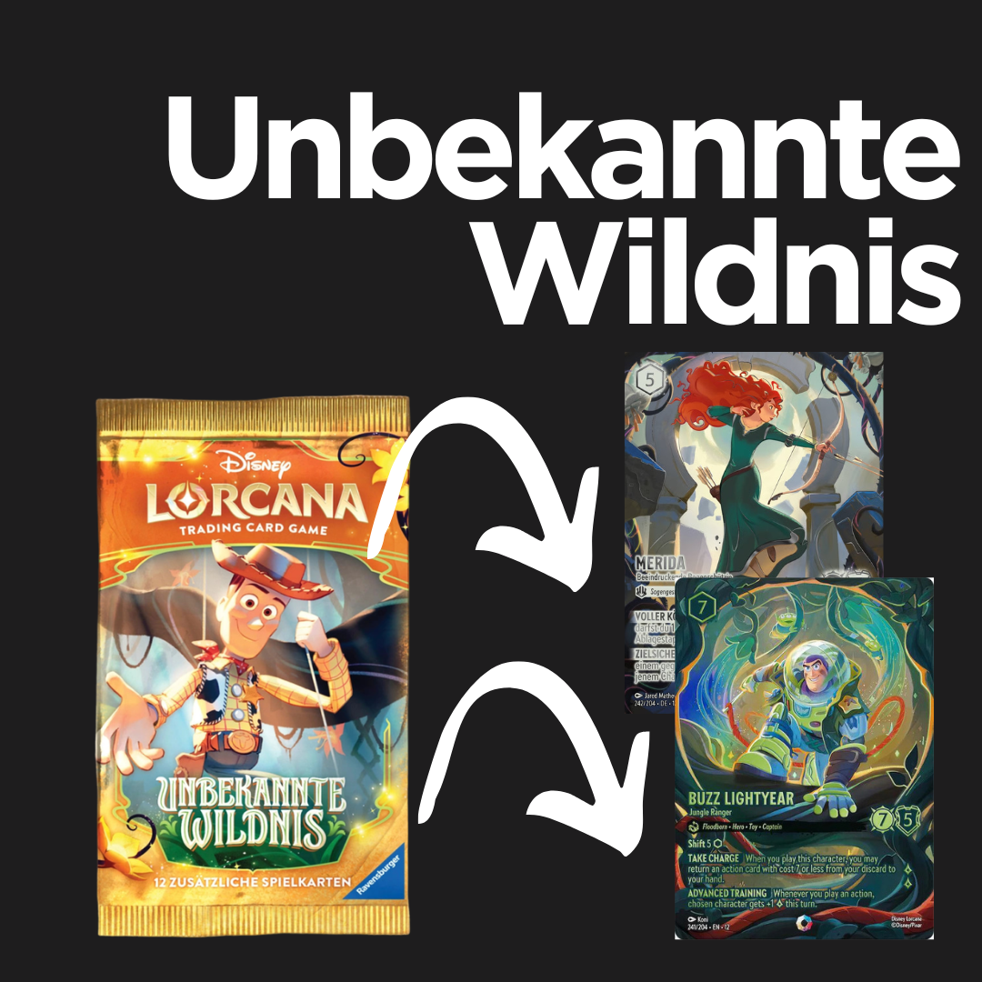 Disney Lorcana - Unbekannte Wildnis Booster (DE)