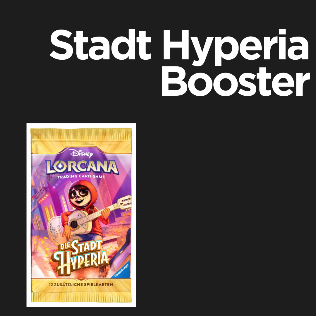 Disney Lorcana - Stadt Hyperia Booster (DE) / Vorverkauf für 23.10.26 - 00:00 Uhr!