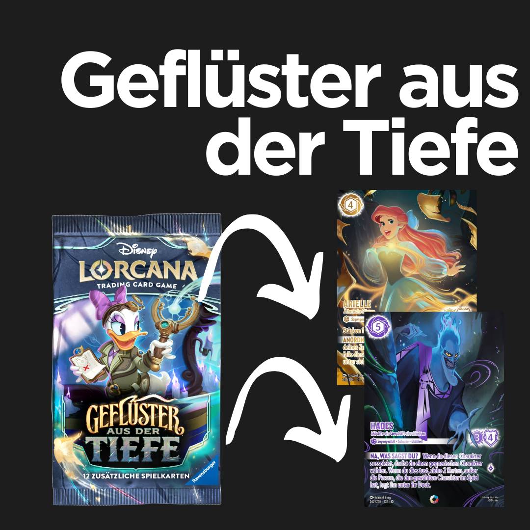 Disney Lorcana - Geflüster aus der Tiefe Booster (DE)