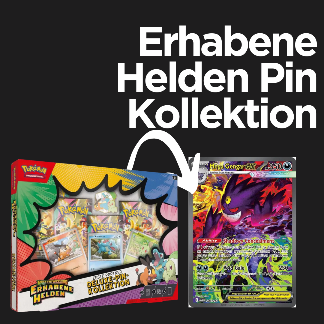 Pokemon - Erhabene Helden Deluxe Pin Kollektion Boxbreak (DE)