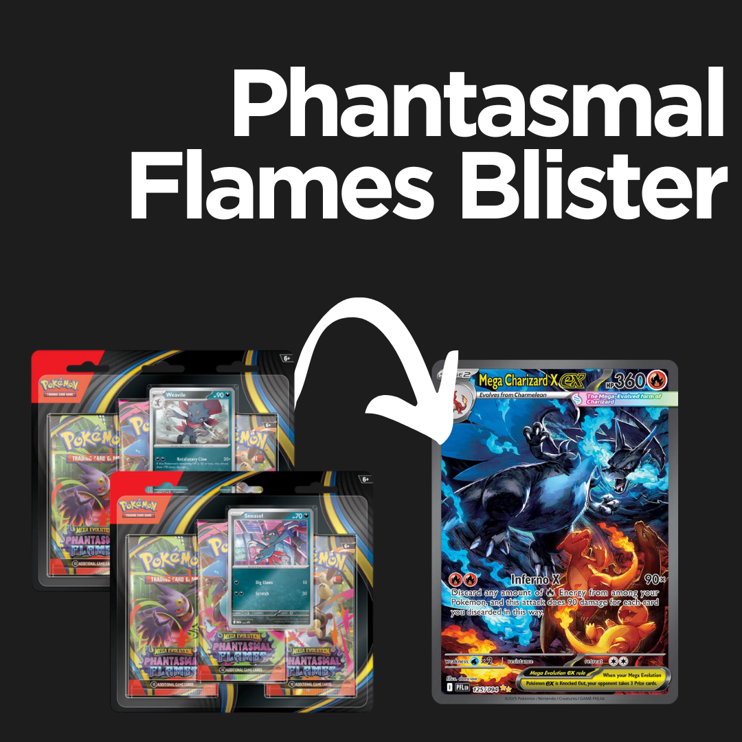 Pokemon - Phantasmal Flames 3-Pack-Blister (EN)