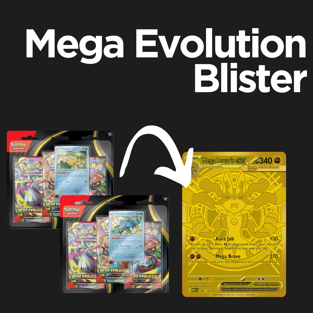 Pokemon - Mega Evolution 3-Pack-Blister (EN)